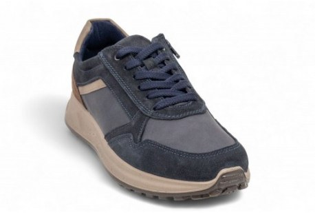 SCARPA UOMO CAMOSCIO/PELLE CERNIERA LATERALE