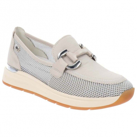 MOCASSINO DONNA CAMOSCIO/TELA