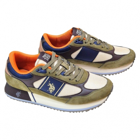 SCARPA UOMO NABUK/TESSUTO