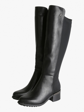 STIVALE DONNA PELLE/ELASTICIZZATO