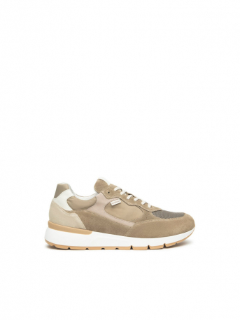 SCARPA UOMO CAMOSCIO-TESSUTO