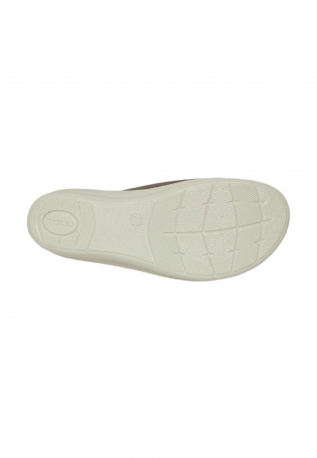 CIABATTA DONNA PELLE STRAPPO