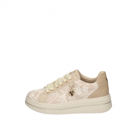 SNEAKER DONNA  PELLE-PIZZO
