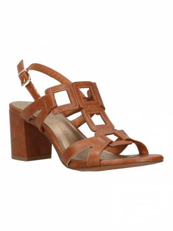 SANDALO DONNA PELLE   T.7cm