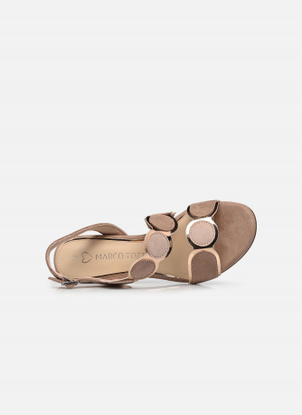 SANDALO DONNA CAMOSCIO T.7cm
