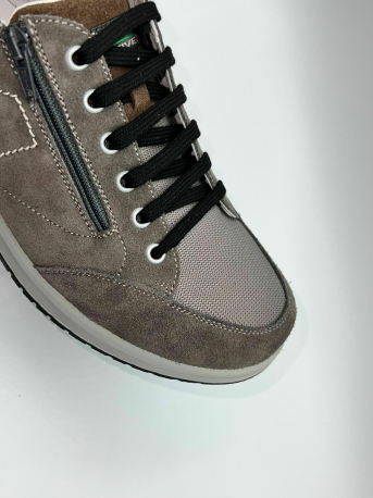 SCARPA UOMO CAMOSCIO- TELA CON CERNIERA