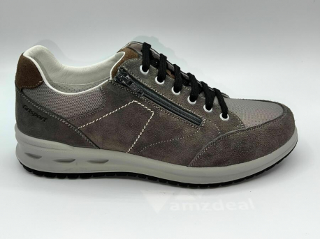SCARPA UOMO CAMOSCIO- TELA CON CERNIERA