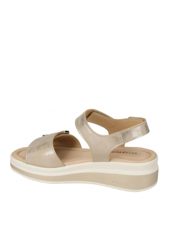 SANDALO DONNA PELLE CON STRAPPI
