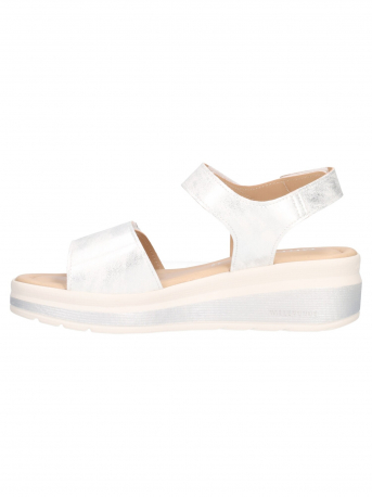 SANDALO DONNA PELLE CON STRAPPI
