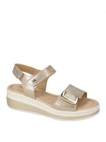 SANDALO DONNA PELLE CON STRAPPI