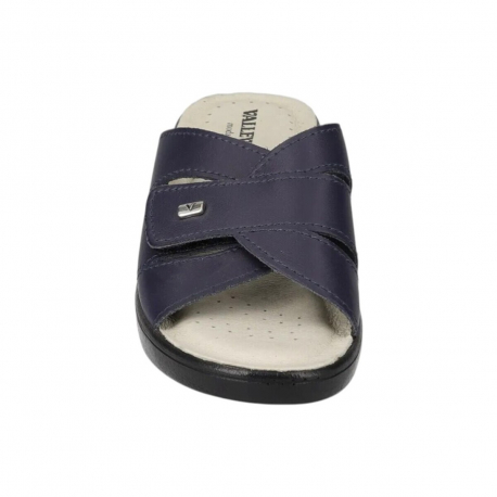 CIABATTA DONNA PELLE STRAPPO