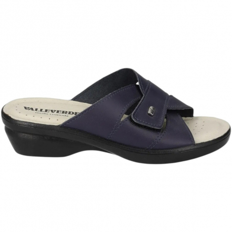 CIABATTA DONNA PELLE STRAPPO