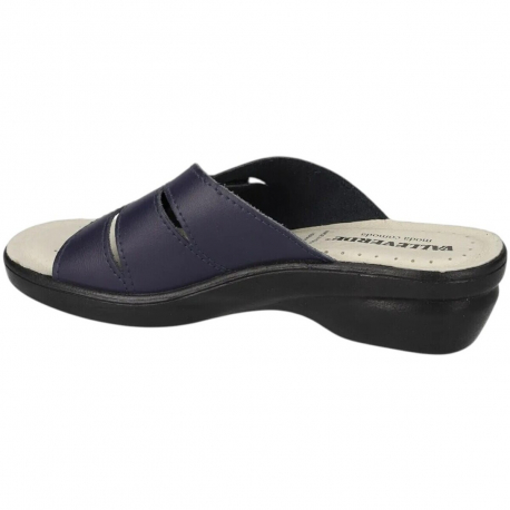 CIABATTA DONNA PELLE STRAPPO