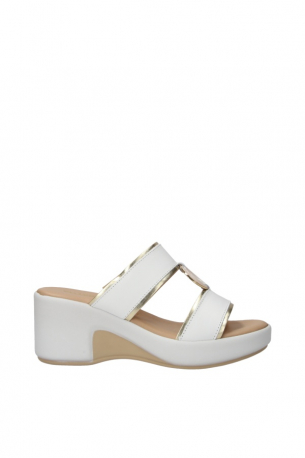 CIABATTA DONNA PELLE ZEPPA