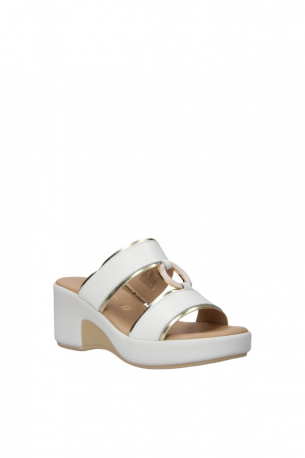CIABATTA DONNA PELLE ZEPPA