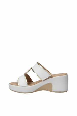 CIABATTA DONNA PELLE ZEPPA