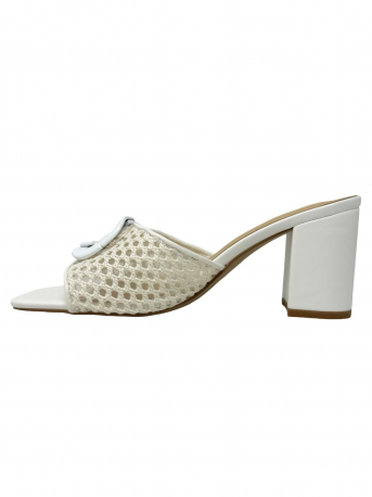 CIABATTA DONNA PELLE T.8CM