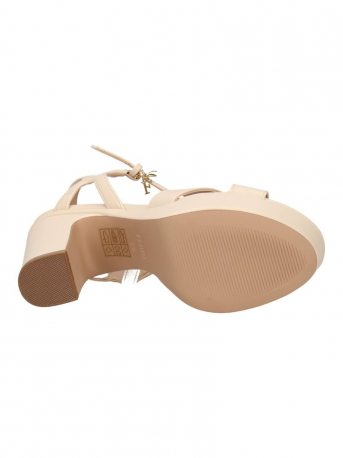 SANDALO DONNA PELLE   T.10cm