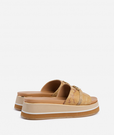 CIABATTA DONNA PELLE ZEPPA